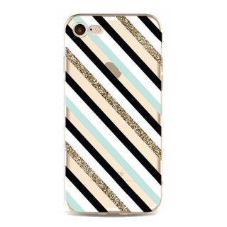 ETUI NA TELEFON IPHONE 5/5S - BLACK MINT GLITTER ETUI16WZ11