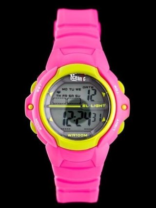 ZEGAREK DAMSKI OCEANIC M0916 - WR100 (ze516a) pink