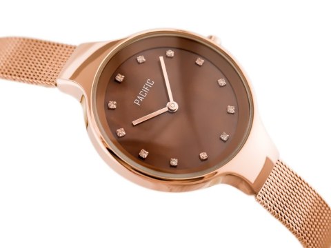 ZEGAREK DAMSKI PACIFIC 6009 (zy596d) - rosegold