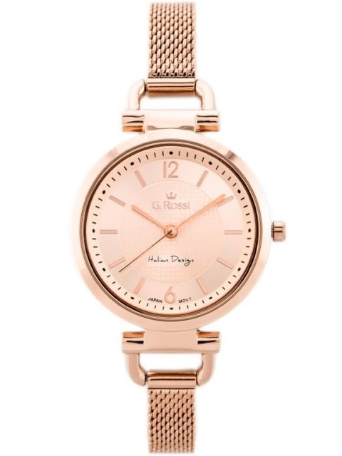 ZEGAREK G. ROSSI - LESTI - 3652B (zg772f) - rose gold + BOX