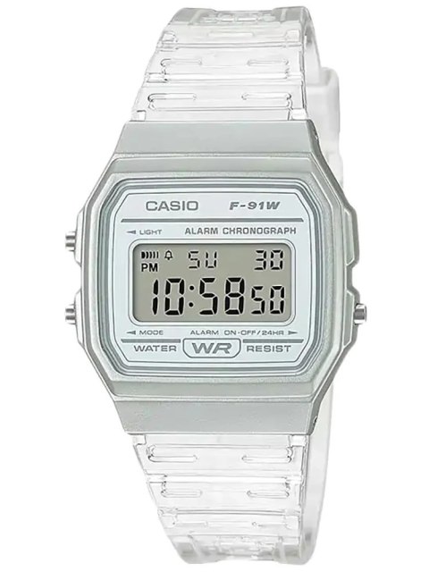 Zegarek Unisex Casio Retro Vintage F-91WS-7 (zd648c) + BOX