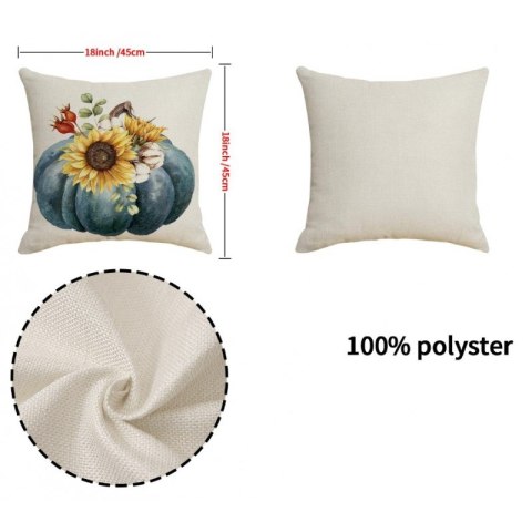 Poszewka na poduszkę 45x45cm piękny druk Jesień BOHO POD186 Poszewka na poduszkę 45x45cm piękny druk Jesień BOHO POD186