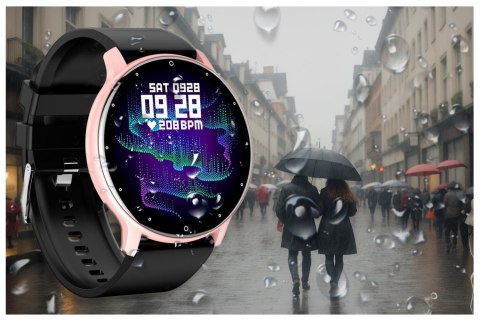 SMARTWATCH UNISEX GRAVITY GT1-2 PULSOMETR, WŁASNE TARCZE (sg015b)