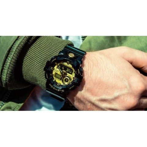 ZEGAREK MĘSKI CASIO G-SHOCK GA-710GB-1AER (zd140b)