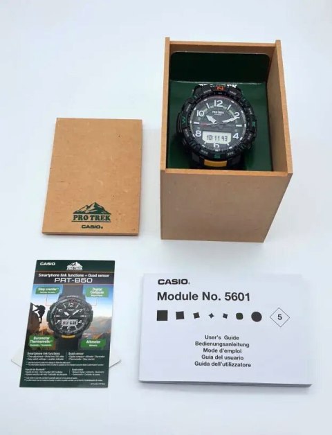 ZEGAREK MĘSKI Casio Pro-Trek PRT-B50-1ER + BOX