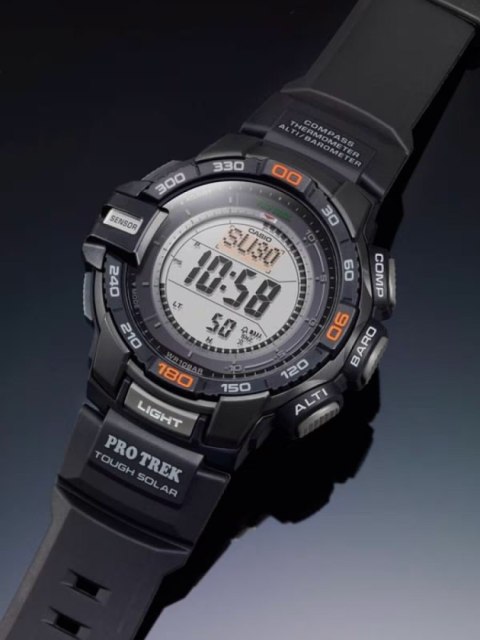 ZEGAREK MĘSKI Casio Pro-Trek SOLAR PRG-270-1ER + BOX