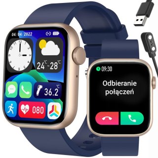 SMARTWATCH UNISEX GRAVITY GT3-4 - ROZMOWY BLUETOOTH, WŁASNE TARCZE (sg022d)