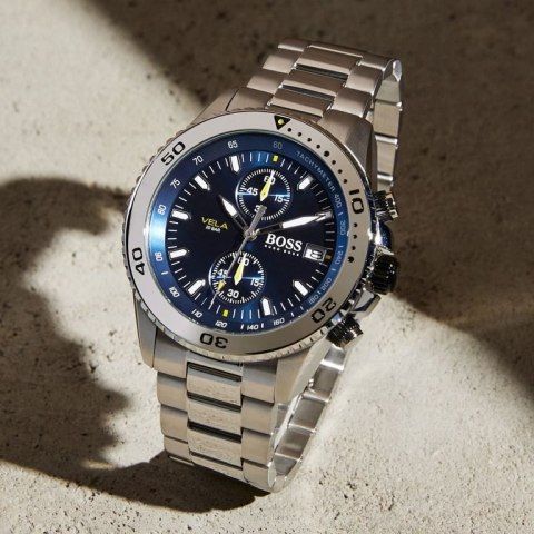 ZEGAREK MĘSKI HUGO BOSS 1513775 - VELA - DIVER WR200 (zh023a)