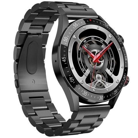 SMARTWATCH MĘSKI GRAVITY GT4-2 - WYKONYWANIE POŁĄCZEŃ, KROKOMIERZ (sg023b)