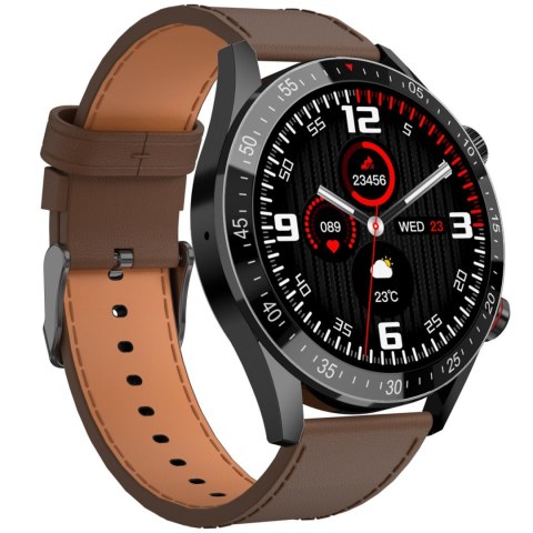 SMARTWATCH MĘSKI GRAVITY GT4-6 - WYKONYWANIE POŁĄCZEŃ, KROKOMIERZ (sg023f)