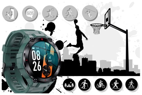 SMARTWATCH MĘSKI GRAVITY GT8-3 - z GPS (sg017c)