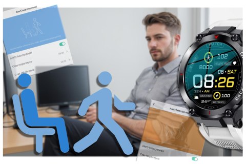 SMARTWATCH MĘSKI GRAVITY GT8-6 - z GPS (sg017f)