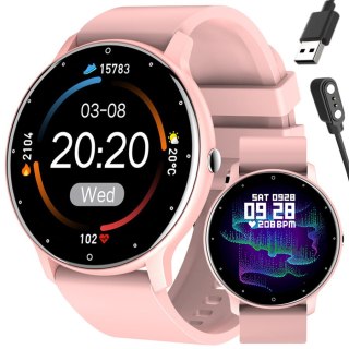 SMARTWATCH UNISEX GRAVITY GT1-1 - PULSOMETR, WŁASNE TARCZE (sg015a)