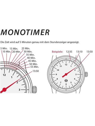 Zegarek Zeppelin Monotimer Damen 36mm 86433