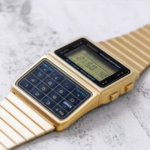 ZEGAREK MĘSKI CASIO VINTAGE DATABANK DBC-611G-1 (zd163a) + BOX