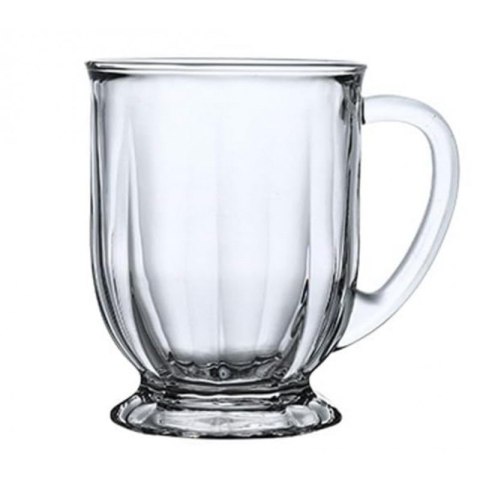 Filiżanka szklanka ryflowana duża 500 ml 1szt SZK159