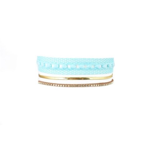 NASZYJNIK CHOKER KORONKA - NIEBIESKI N520N NASZYJNIK CHOKER KORONKA - NIEBIESKI N520N