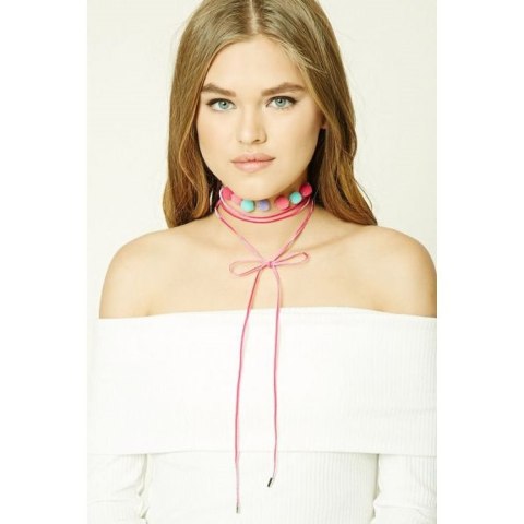 NASZYJNIK CHOKER VELVET - RÓŻOWY N484R NASZYJNIK CHOKER VELVET - RÓŻOWY N484R