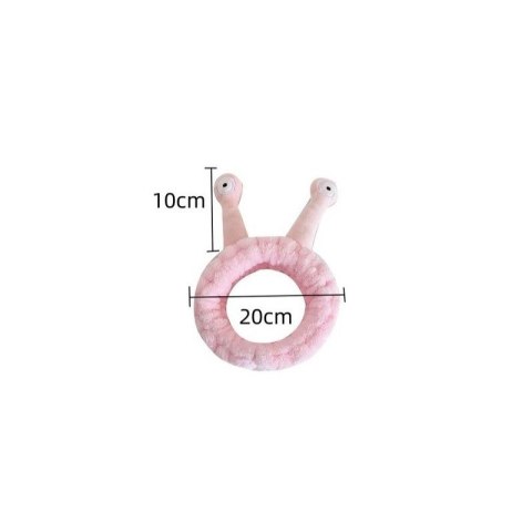 Opaska kosmetyczna do włosów ślimak, szara pluszowa 20x5cm OPK22SZ Opaska kosmetyczna do włosów ślimak, szara pluszowa 20x5cm OPK22SZ