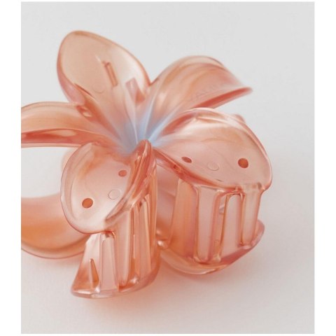 Spinka do włosów klamra XL kwiat OMBRE transparent pomarańcz 7,5 x 8cm SP397POM Spinka do włosów klamra XL kwiat OMBRE transparent pomarańcz 7,5 x 8cm SP397POM