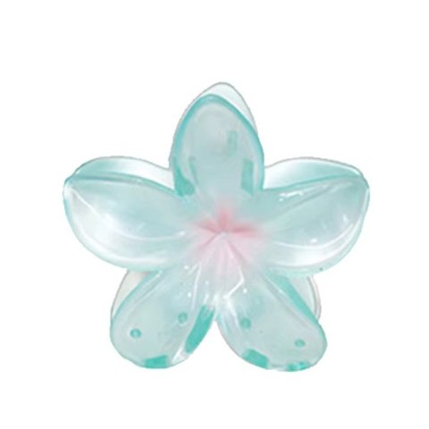 Spinka do włosów klamra XL kwiat OMBRE transparentny niebieski 7,5 x 8cm SP397N Spinka do włosów klamra XL kwiat OMBRE transparentny niebieski 7,5 x 8cm SP397N
