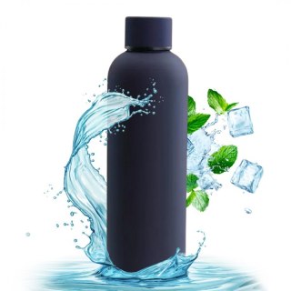 BUTELKA, BIDON TERMICZNY, TERMOS 500ML, STAL NIERDZEWNA, GRANAT BD46GRAN