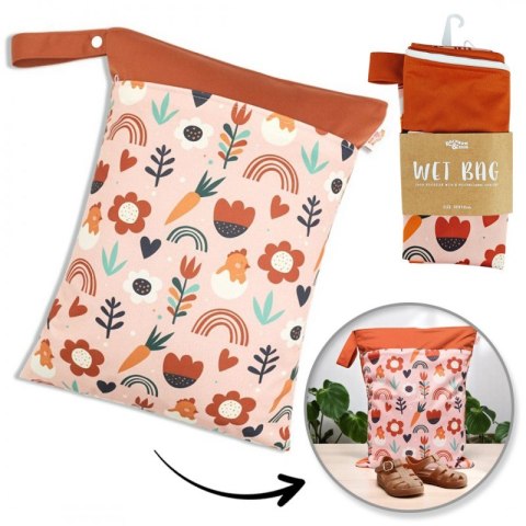 Wodoodporna torba, organizer, worek do wózka, na kapcie do przedszkola 30x40cm WB03 Wodoodporna torba, organizer, worek do wózka, na kapcie do przedszkola 30x40cm WB03
