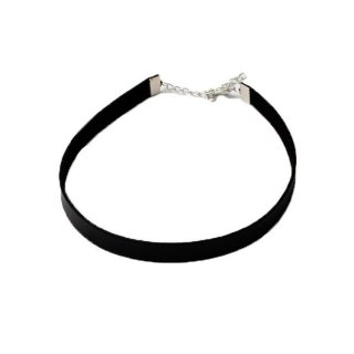 NASZYJNIK CZARNY CHOKER AKSAMITKA TASIEMKA N475
