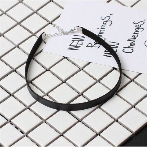 NASZYJNIK CZARNY CHOKER AKSAMITKA TASIEMKA N475 NASZYJNIK CZARNY CHOKER AKSAMITKA TASIEMKA N475