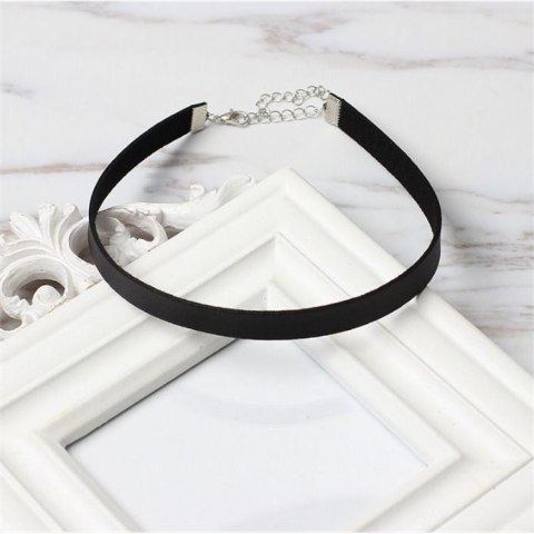 NASZYJNIK CZARNY CHOKER AKSAMITKA TASIEMKA N475 NASZYJNIK CZARNY CHOKER AKSAMITKA TASIEMKA N475